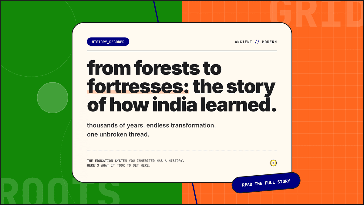 from forests to fortresses: the real history of indian education